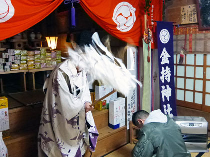 鳥取県日野町の金持神社でのグリーンジャンボ宝くじ高額当選のご祈祷