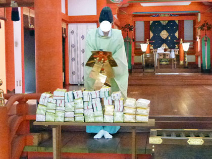 岐阜県岐阜市の金神社でドリームジャンボ宝くじ高額当選のご祈祷