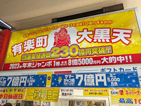 �����̏�ɂ͊�Ղ̔���230���~�̓��I���z�̔h��ȊŔ�