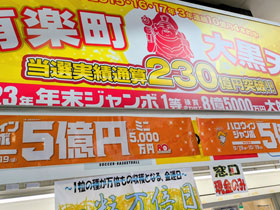 �����̏�ɂ͊�Ղ̔���230���~�̓��I���z�̔h��ȊŔ�